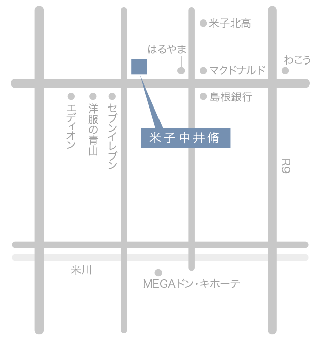 米子地図